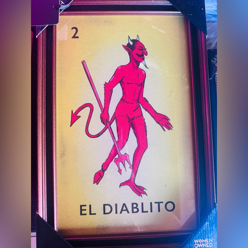 Sapna Shah Loteria El Diablito Art Print - 12x18